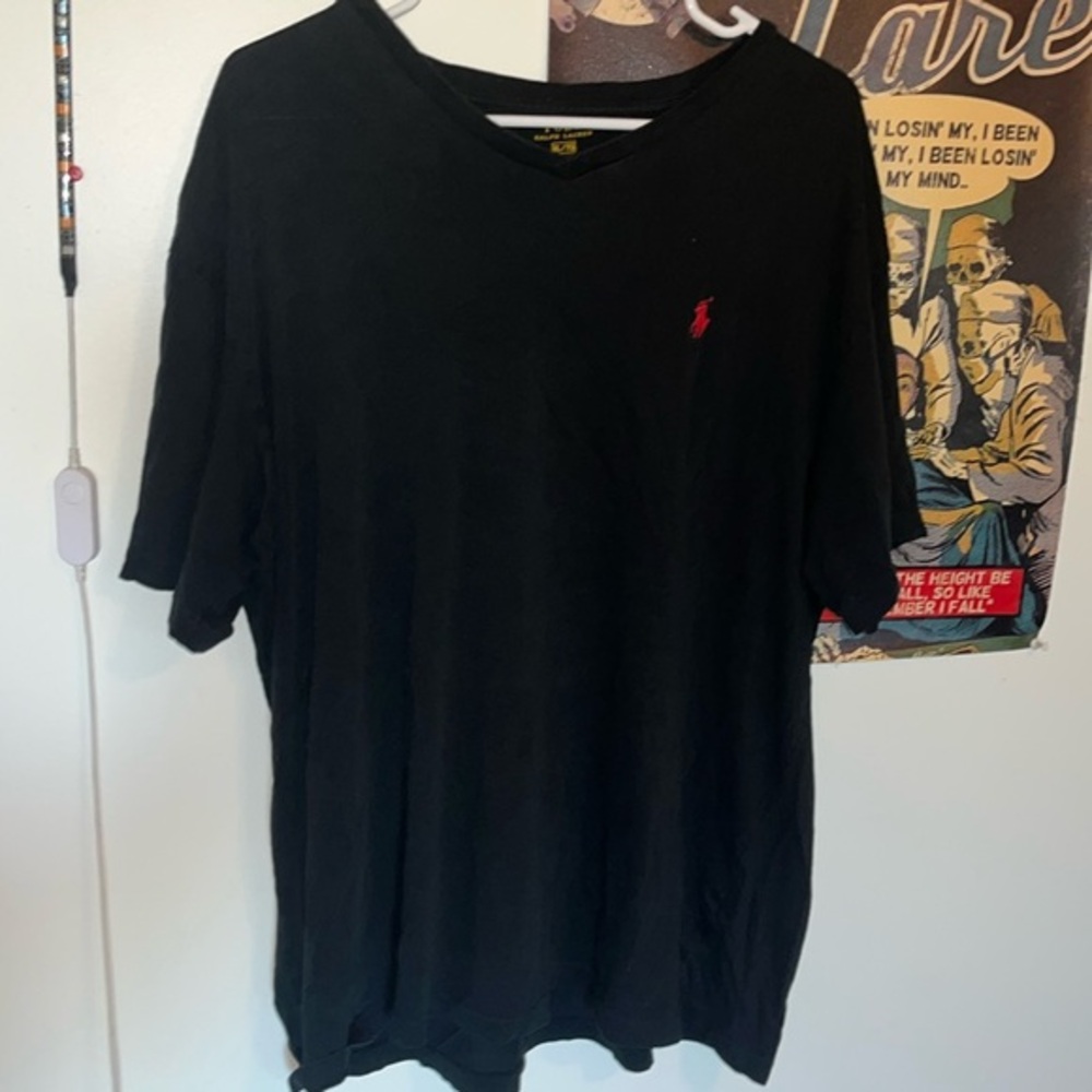 Men’s Sz XL Polo Ralph Lauren black short sleeve tee shirt